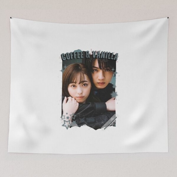 Item preview, Coffee & Vanilla Japanese Drama Nights Aesthetic Illustration J-Drama designed and sold by AJUNICE STUDIO.