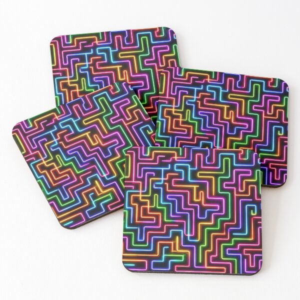 Item preview, neon Maze designed and sold by DesignerDrop.
