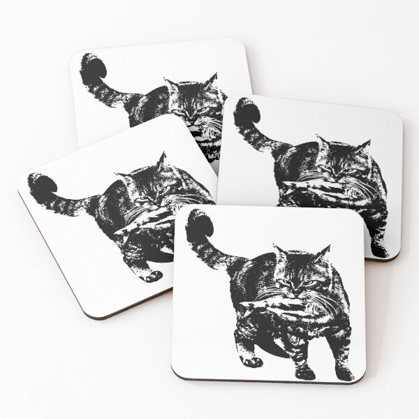 Item preview, Cat with fish designed and sold by GoodGD.
