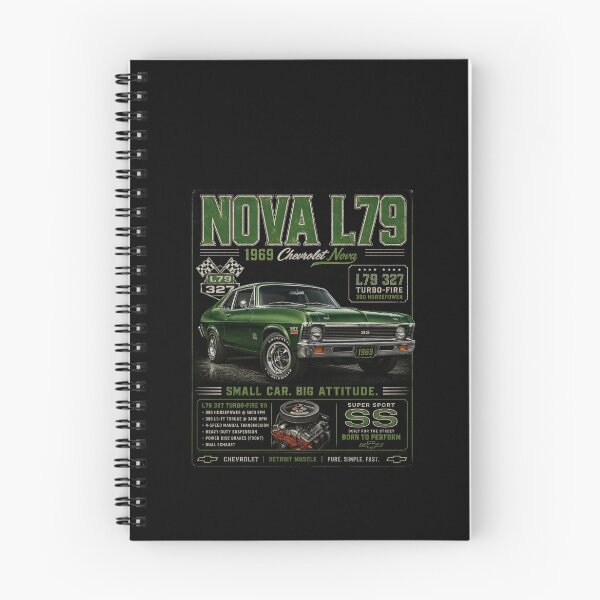 Item preview, 1969 Nova L79 327 Small Block Street Machine Classic Art designed and sold by TheArtOfCar.