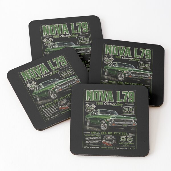 Item preview, 1969 Nova L79 327 Small Block Street Machine Classic Art designed and sold by TheArtOfCar.