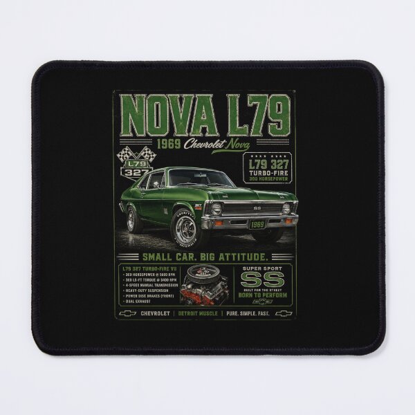 Item preview, 1969 Nova L79 327 Small Block Street Machine Classic Art designed and sold by TheArtOfCar.