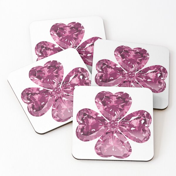 Item preview, Purple Crystal Heart Rose Floral Sparkling Luxury Art designed and sold by Rawafi Art Studio.