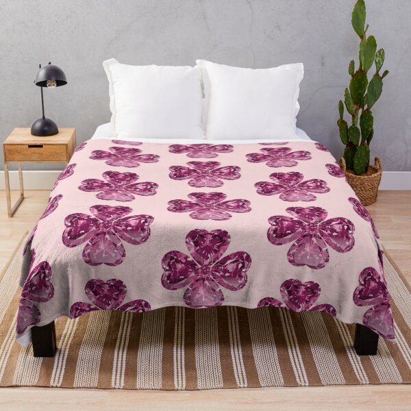 Item preview, Purple Crystal Heart Rose Floral Sparkling Luxury Art designed and sold by Rawafi Art Studio.