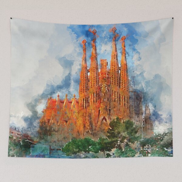 Item preview, Sagrada Familia, Barcelona designed and sold by AM FineArtPrints.