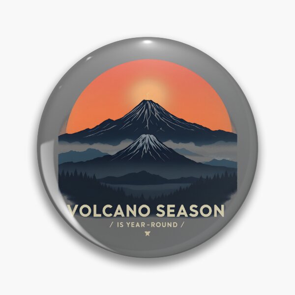 Item preview, Volcano Season Is Year Round Here designed and sold by NorthingShop.