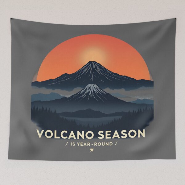Item preview, Volcano Season Is Year Round Here designed and sold by NorthingShop.