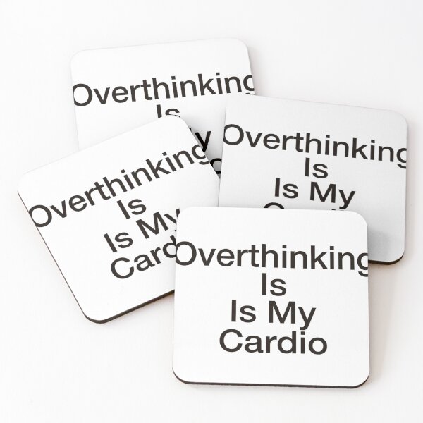Item preview, Relatable Overthinking Anxiety Humor Typography✨️ designed and sold by Sanaaouissrane.
