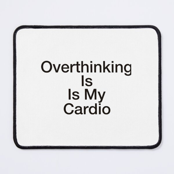 Item preview, Relatable Overthinking Anxiety Humor Typography✨️ designed and sold by Sanaaouissrane.