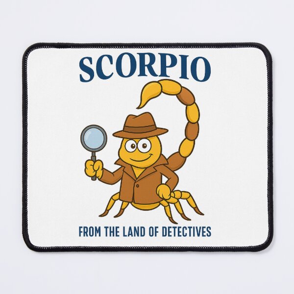 Item preview, Scorpio Astrology Zodiac Horoscope Stan Sign Detective land designed and sold by JamesDunican.