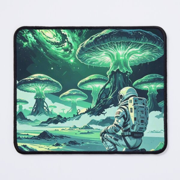 Item preview, Glowing Green Alien Realm designed and sold by TeyArtWork.