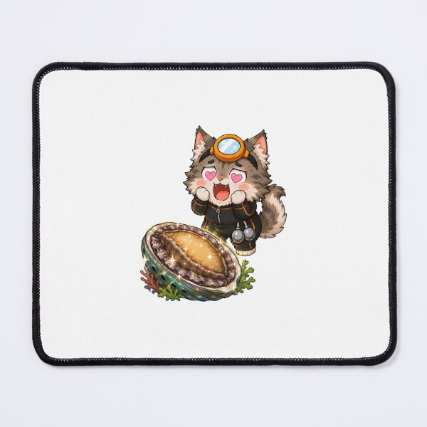 Item preview, KOREA HAENAM - Cute Chibi Maine Coon Cat Love Abalone Sticker designed and sold by KOREA-HAENAM.