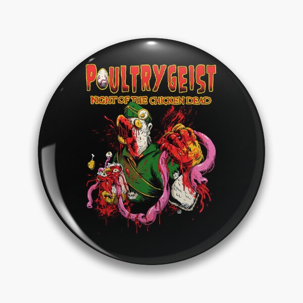 Item preview, Poultrygeist Night Of The Chicken Dead Horror Movie Birthday designed and sold by thecraftywitch.