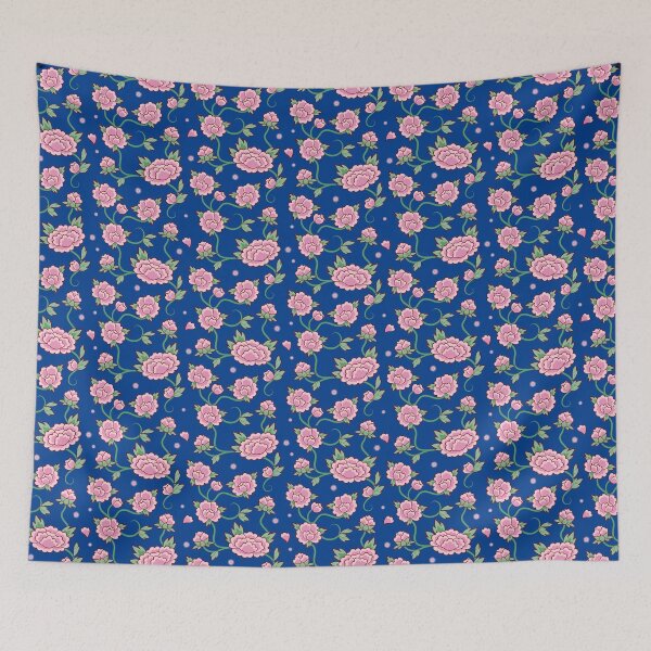Item preview, Korean Traditional Flower Pattern - Vintage Folk Art Design designed and sold by KoreanArtistY.