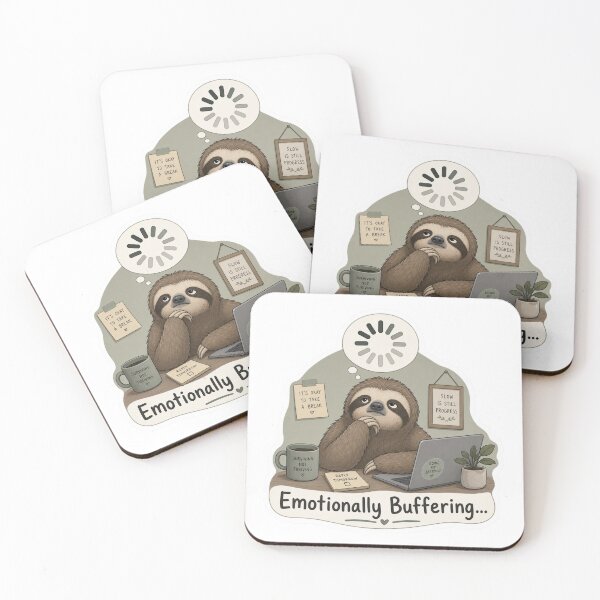 Item preview, Emotionally Buffering Sloth Design designed and sold by Softbear Atelier.
