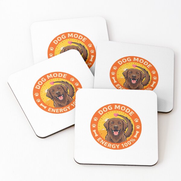 Item preview, Chocolate Labrador Energy Badge designed and sold by AbanoubStore.