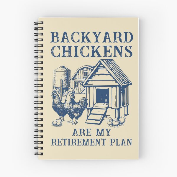 Item preview, Backyard Chickens Are My Retirement Plan | Vintage Chicken Coop Art designed and sold by Dmetalx Art Apparel.