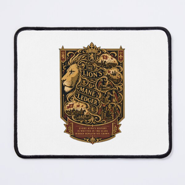Item preview, Lion’s Mane Ledger Medieval Crown Chronicle designed and sold by WildlifeInc.