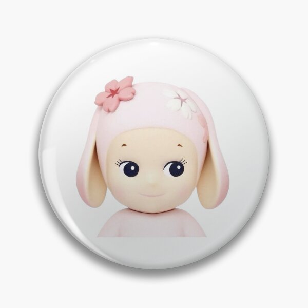 Item preview, Aesthetic and Cute Pink and Light Pink Lop eared rabbit Trendy Sonny Angel Sticker for Girls, Teens, Women! Cute, student, laptop, sticker shop, pink, sonny angel collection, love! designed and sold by mycutepandashop.