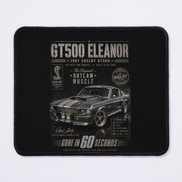 Item preview, 1967 Shelby GT500 Eleanor Gone in 60 Seconds Classic Muscle Car Vintage Art designed and sold by TheArtOfCar.