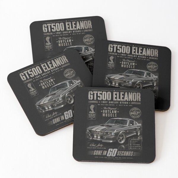 Item preview, 1967 Shelby GT500 Eleanor Gone in 60 Seconds Classic Muscle Car Vintage Art designed and sold by TheArtOfCar.