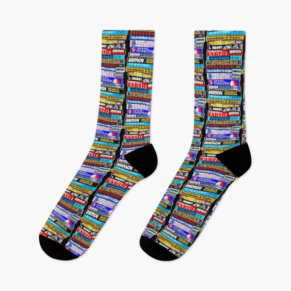Item preview, Isaac Asimov Book Stack - Classic Reading Sci Fi Literature designed and sold by darklordpug.