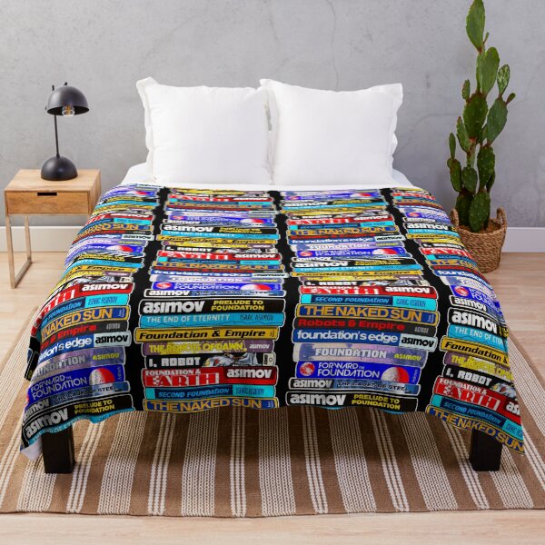 Item preview, Isaac Asimov Book Stack - Classic Reading Sci Fi Literature designed and sold by darklordpug.