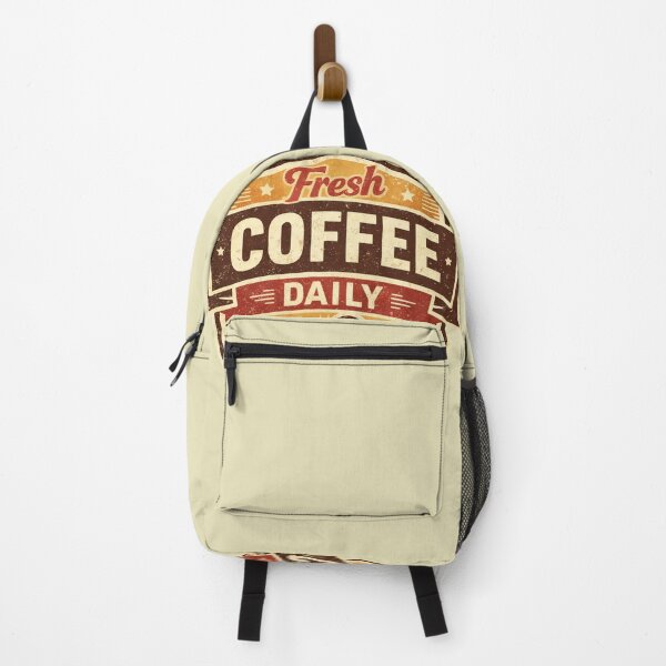Item preview, Fresh Coffee Daily Quote – Cute Kawaii Coffee Design for Coffee Lovers for T-Shirt, Sticker, iPhone case, mug, bag, hoodie designed and sold by ArtByTripti.