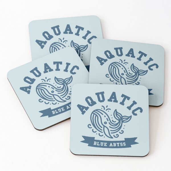 Item preview, Aquatic Blue Abyss Whale Graphic designed and sold by NosandEdgy.