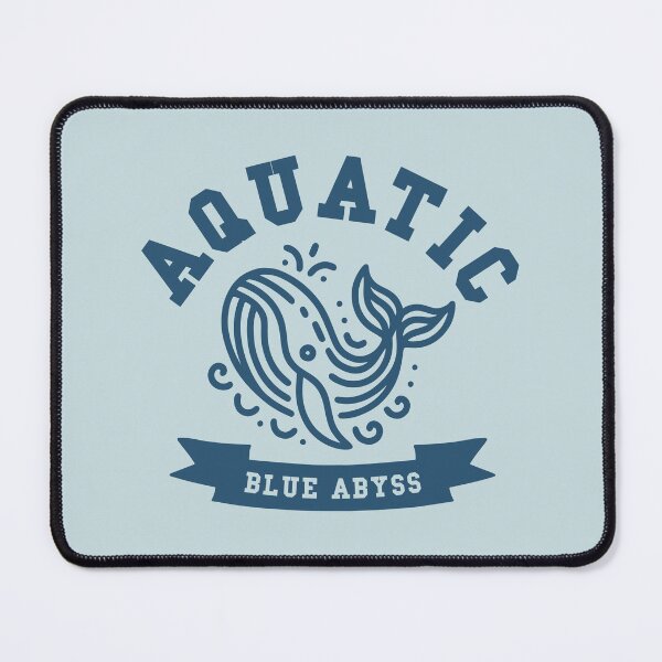 Item preview, Aquatic Blue Abyss Whale Graphic designed and sold by NosandEdgy.