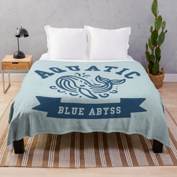 Item preview, Aquatic Blue Abyss Whale Graphic designed and sold by NosandEdgy.