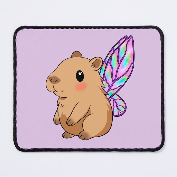 Item preview, Capybara fairy with wings designed and sold by RavenAMarie .