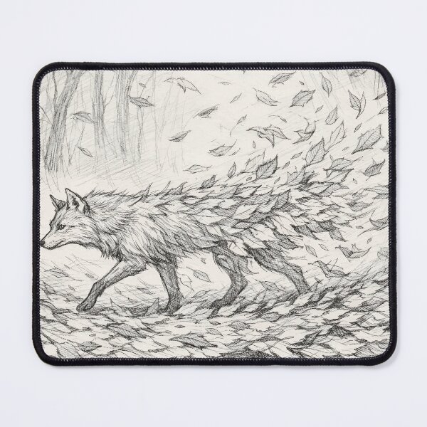 Item preview, Fox Autumn Leaves Surrender to Change designed and sold by WildlifeInc.