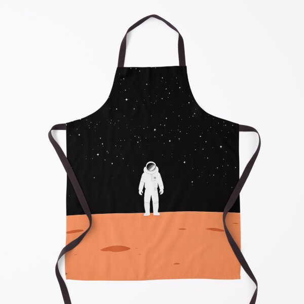 Item preview, Minimalist Astronaut on Mars | Cosmic Explorer with Starry Black Sky designed and sold by TeyArtWork.