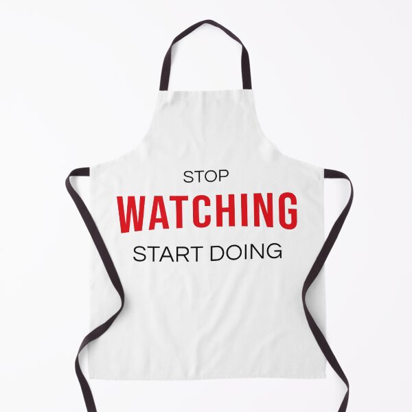 Item preview, Stop Watching Start Doing - Bold Motivational Action Typography Art designed and sold by AVNGR-Design.