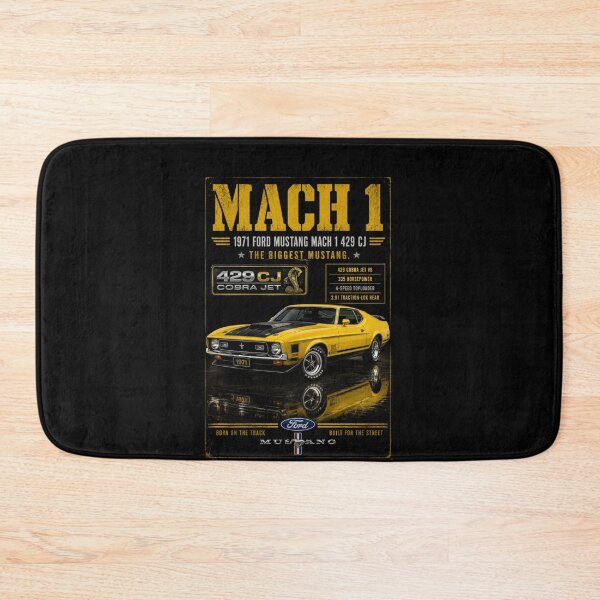 Item preview, 1971 Ford Mustang Mach 1 429 Cobra Jet Classic Muscle Car Vintage Art designed and sold by TheArtOfCar.