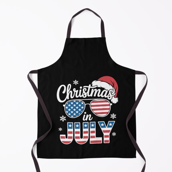 Item preview, Christmas In July Santa Hat Sunglasses USA Flag designed and sold by BlassmausArt.