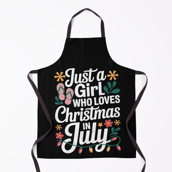 Item preview, Christmas in July Shirt Girls Funny Summer Beach Vacation designed and sold by BlassmausArt.