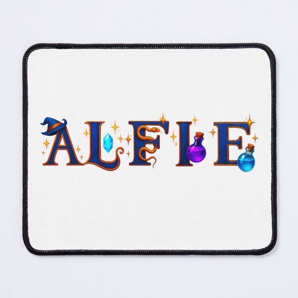 Item preview, SPELLBOUND NAMES COLLECTION – ✨ ALFIE ✨ – STORYBOOK SPELLCASTER DREAMS designed and sold by WheelieGdArt.
