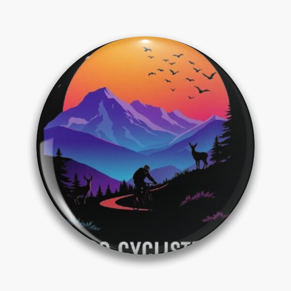 Item preview, Go Cyclistes Synthwave T-Shirt | Retro Modern Mountain Bike Graphic designed and sold by Tama-sirth.