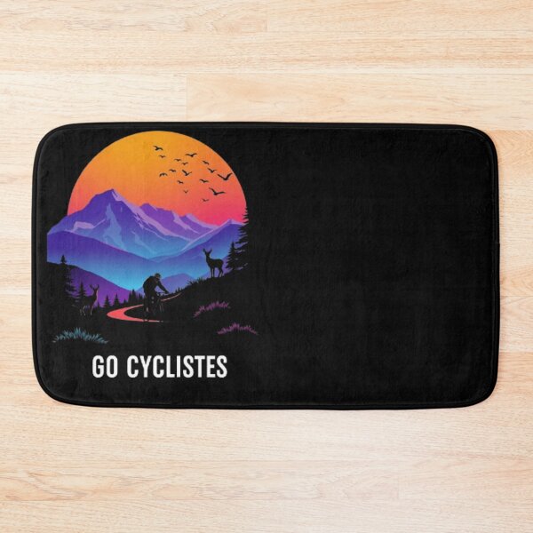 Item preview, Go Cyclistes Synthwave T-Shirt | Retro Modern Mountain Bike Graphic designed and sold by Tama-sirth.