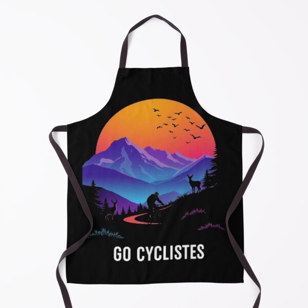 Item preview, Go Cyclistes Synthwave T-Shirt | Retro Modern Mountain Bike Graphic designed and sold by Tama-sirth.