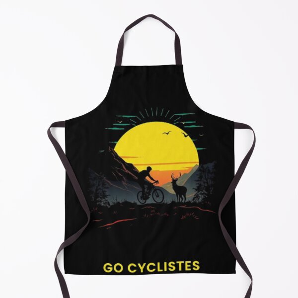 Item preview, Go Cyclistes Retro T-Shirt Design | Vintage Mountain & Bicycle Graphic designed and sold by Tama-sirth.