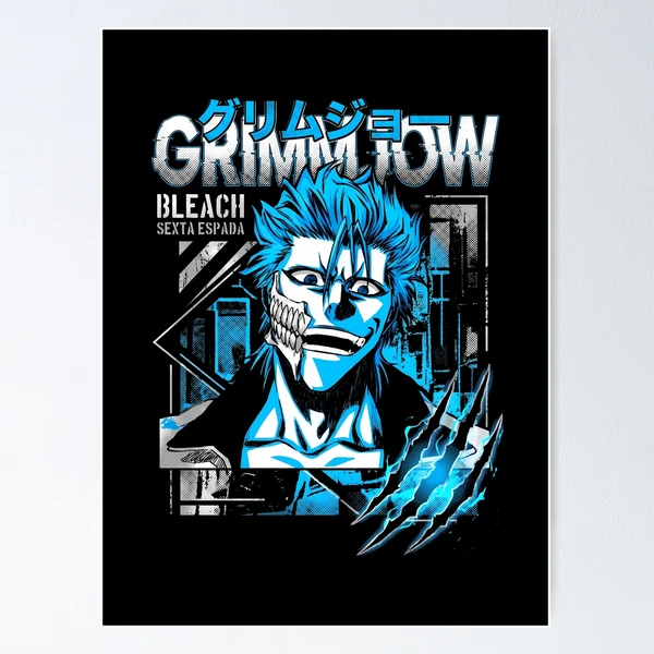 Grimmjow Jaegerjaquez Bleach Urban Streetwear Vaporwave Japanese