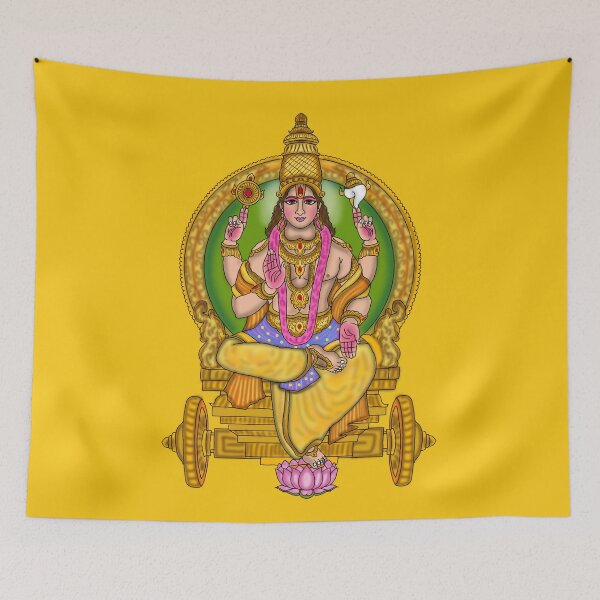 Item preview, Surya in Indian Astrology | Divine Sun God Digital Artwork designed and sold by Harshit_Digital_Arts.