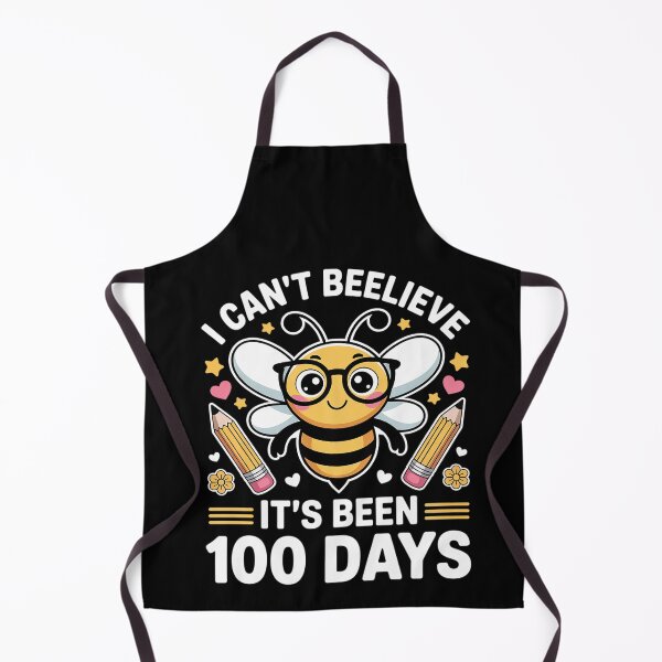 Item preview, I Can't Believe Its Been 100 Days Funny Bee 100th Day School designed and sold by BlassmausArt.