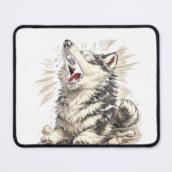 Item preview, Funny Wolf Meme Sticker - I Have Opinions Sarcastic Introvert Husky Animal Humour Gift designed and sold by ArtByTripti.