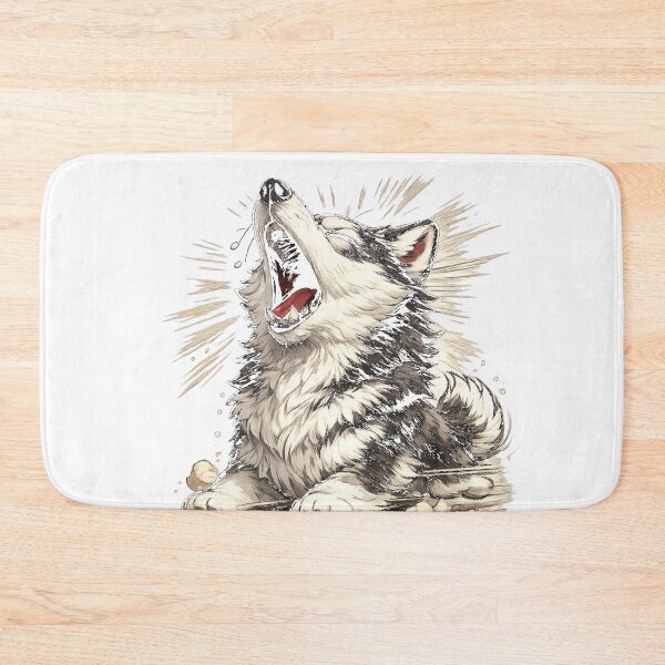 Item preview, Funny Wolf Meme Sticker - I Have Opinions Sarcastic Introvert Husky Animal Humour Gift designed and sold by ArtByTripti.