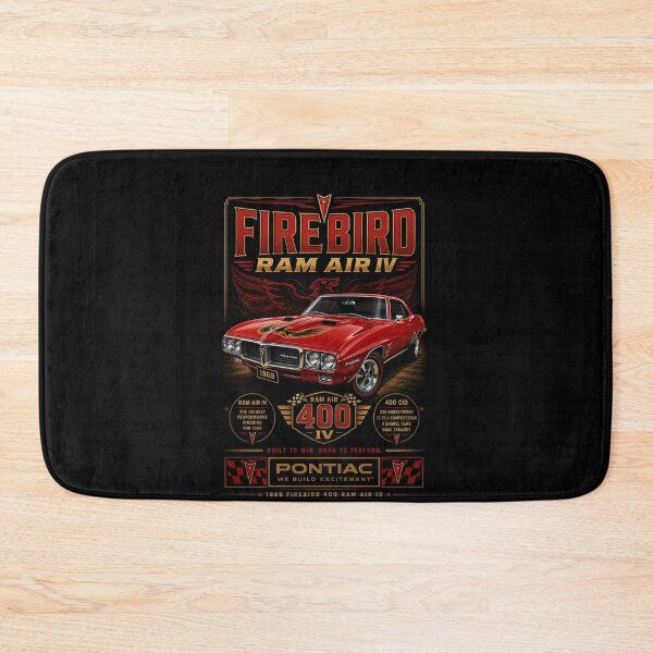 Item preview, 1969 Pontiac Firebird 400 Ram Air IV Classic Muscle Car Vintage Art designed and sold by TheArtOfCar.