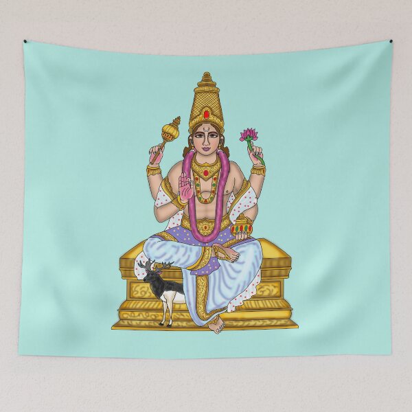 Item preview, Chandra Digital Artwork | Lord Moon Indian Astrology Illustration designed and sold by Harshit_Digital_Arts.